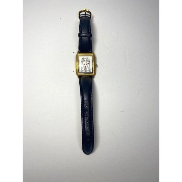 Vintage Disney Employee Exclusive Watch With Leather Band &Case